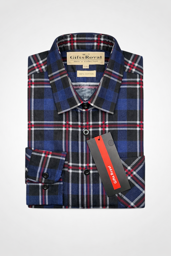 Meeste soe flanellsärk pikkade varrukatega