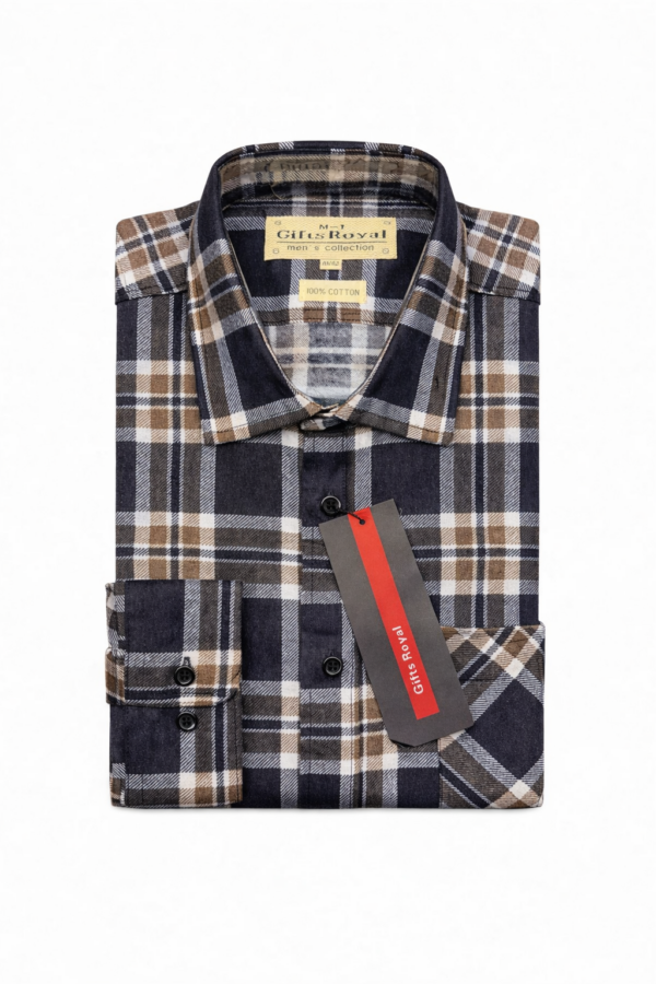 Meeste soe flanellsärk pikkade varrukatega