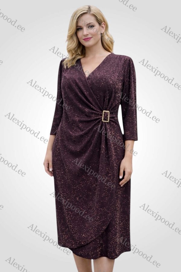 Kaunis pidulik ja sädelev kleit