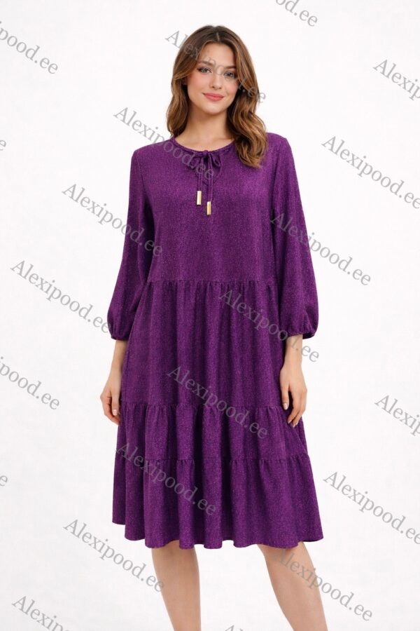 Kaunis pidulik ja sädelev kleit