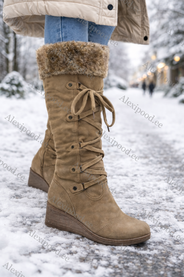 Pika säärega naiste saapad