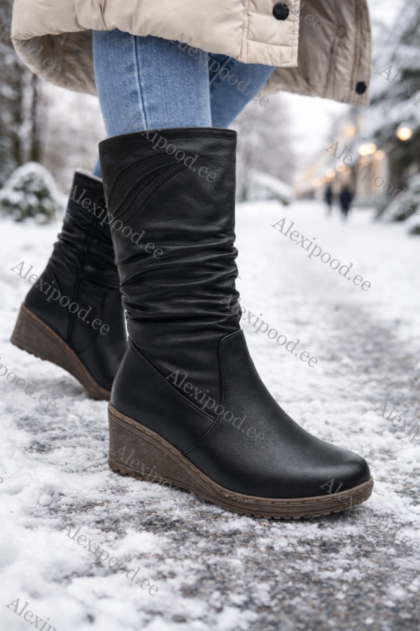 Pika säärega naiste talvesaapad