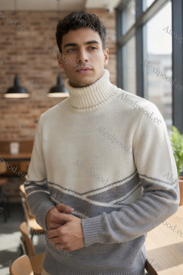 Meeste kõrge kaelusega sviiter