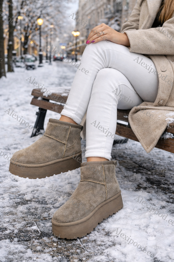 Pruunid lühikesed saapad