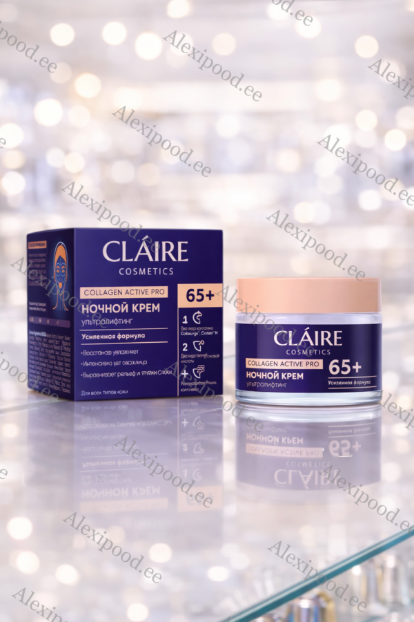 Öökreem “Claire” 65+ Collagen Active Pro