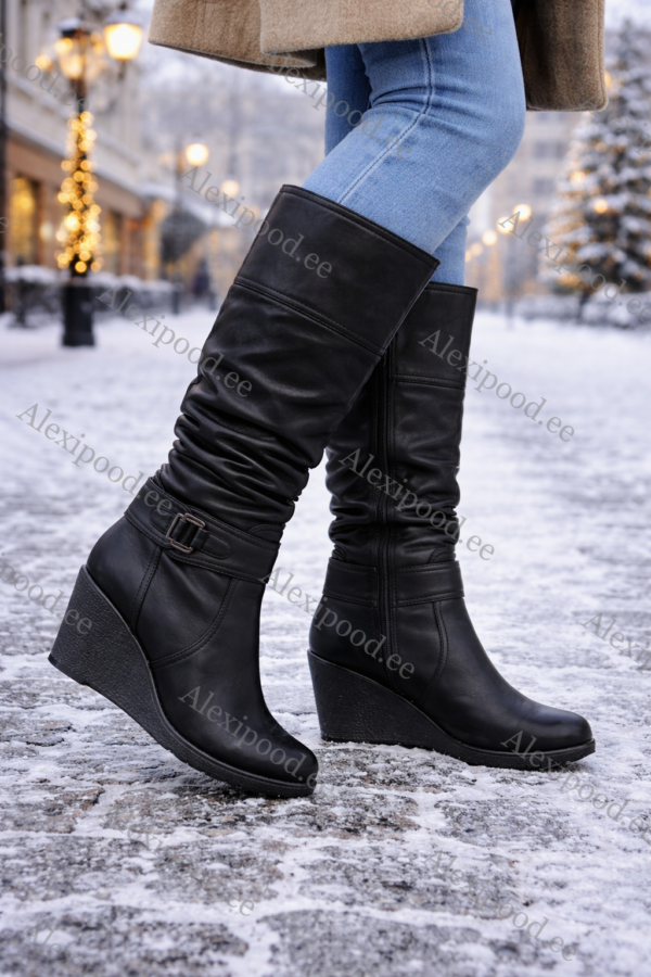 Pika säärega naiste talvesaapad