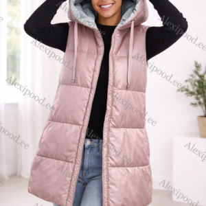 IMG_8087 Naiste kahepoolne vest, roosa-hall