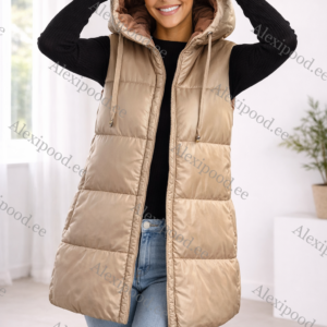 IMG_8088 Naiste kahepoolne vest, beez-pruun