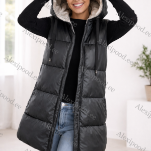 IMG_8089 Naiste kahepoolne vest, must-hall