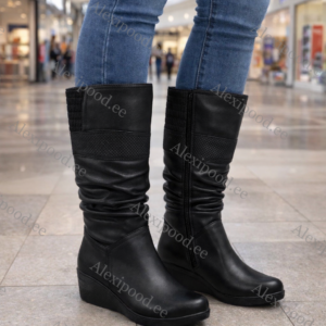 Pika säärega naiste talvesaapad