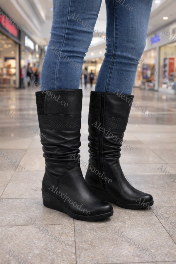 Pika säärega naiste talvesaapad