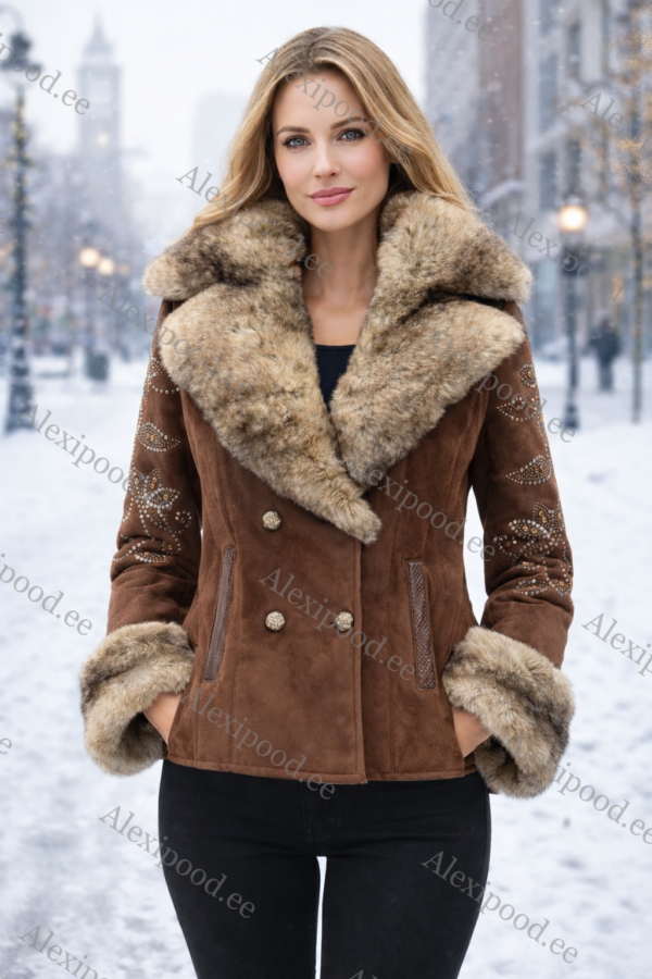 Elegantne talvejope kunstkarusnahaga