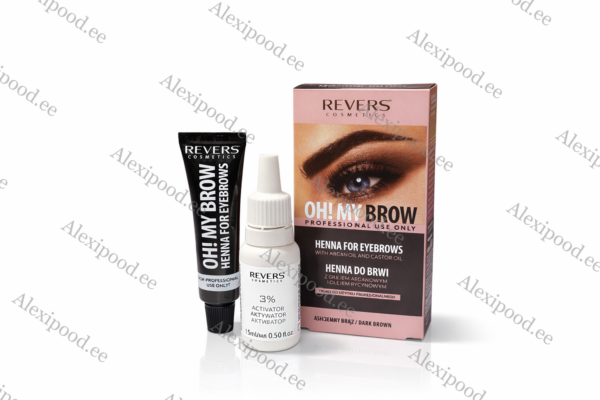 Revers Kulmuvärv Henna Pro (tumepruun)