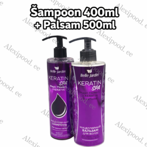 “Keratin SPA Magic Flowers” šampoon+palsam rasustele juustele