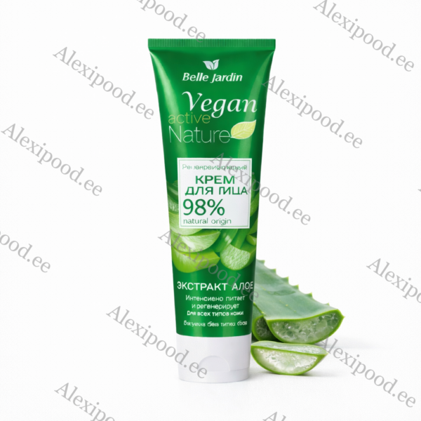 Näokreem Vegan “Active Nature”, 98% aaloe vera