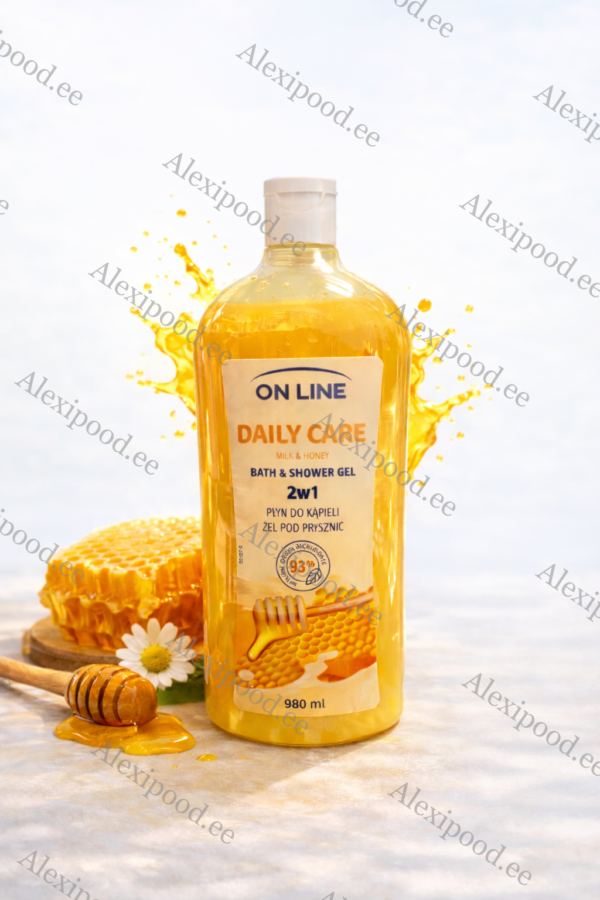 OnLine dušigeel ja vannivaht “Daily care” (meega)