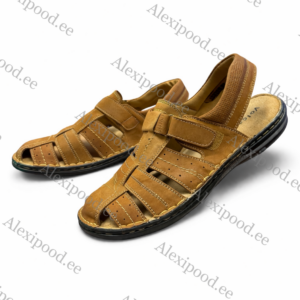 Meeste suvised nahk sandaalid
