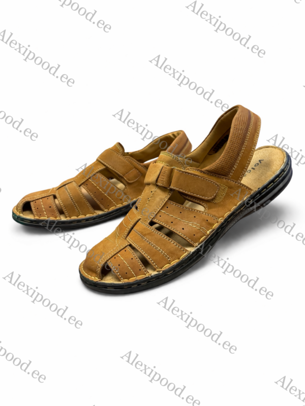 Meeste suvised nahk sandaalid