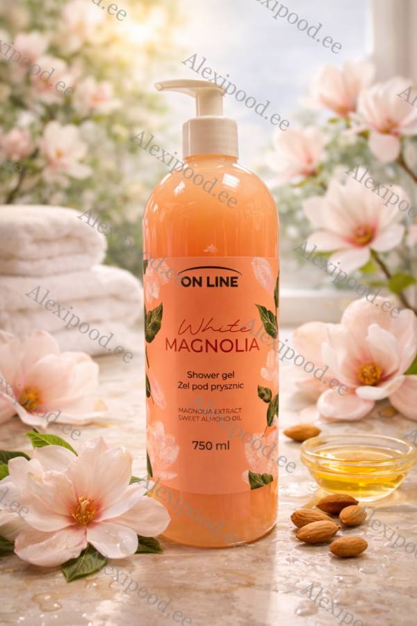 Dušigeel On Line “White Magnolia” 750ml