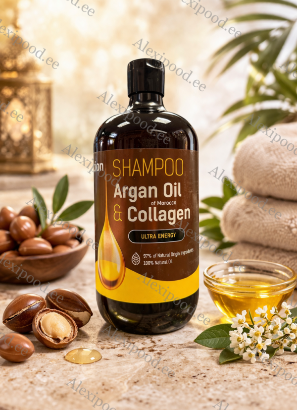 Šampoon juustele “BIO NATURELL” Argan Oil&Collagen 946ml