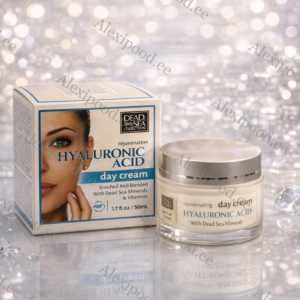 DSC Hüaluroonhappe noorendav päevakreem Surnumere mineraalidega 50ml.