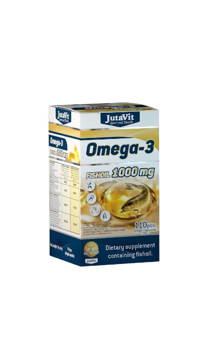 Jutavit Omega-3 1000 mg kalaallõli – kalaallõli sisaldav toidulisand.