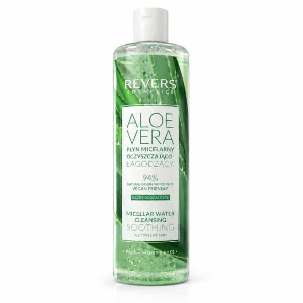 Puhastav ja rahustav aloe veraga mitsellaarvesi aloeekstrakti ja hüaluroonhappega