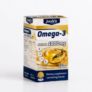 Jutavit Omega-3 1000 mg kalaallõli – kalaallõli sisaldav toidulisand.