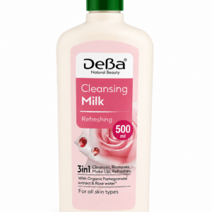 DeBa Natural Beauty Refreshing puhastav näopiim – sobib kõikidele nahatüüpidele