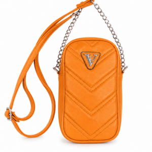 Elegantne oranžikas crossbody-kott