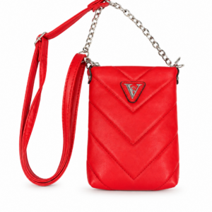 Elegantne punane crossbody-kott