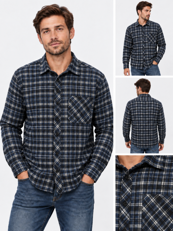 Meeste ruuduline flanellsärk 39/40-47/48